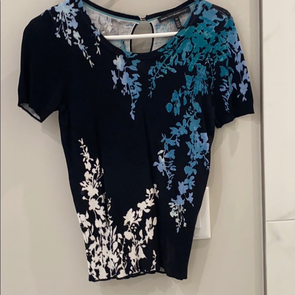 White House Black Market short sleeve sweater